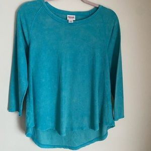 Teal thermal long sleeve